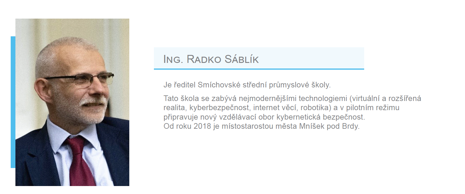 Člen EES - Ing. Radko Sáblík