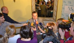 Ministr s novináři