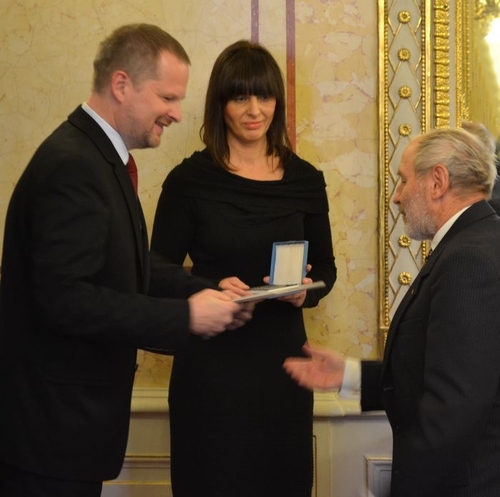 Medaili MŠMT I. stupně obdržel Mgr. Rostislav Placheta